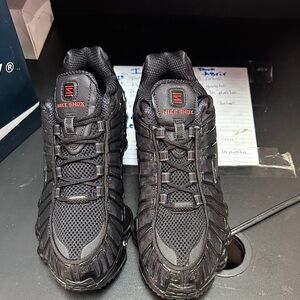 Nike Black Shox Sneakers